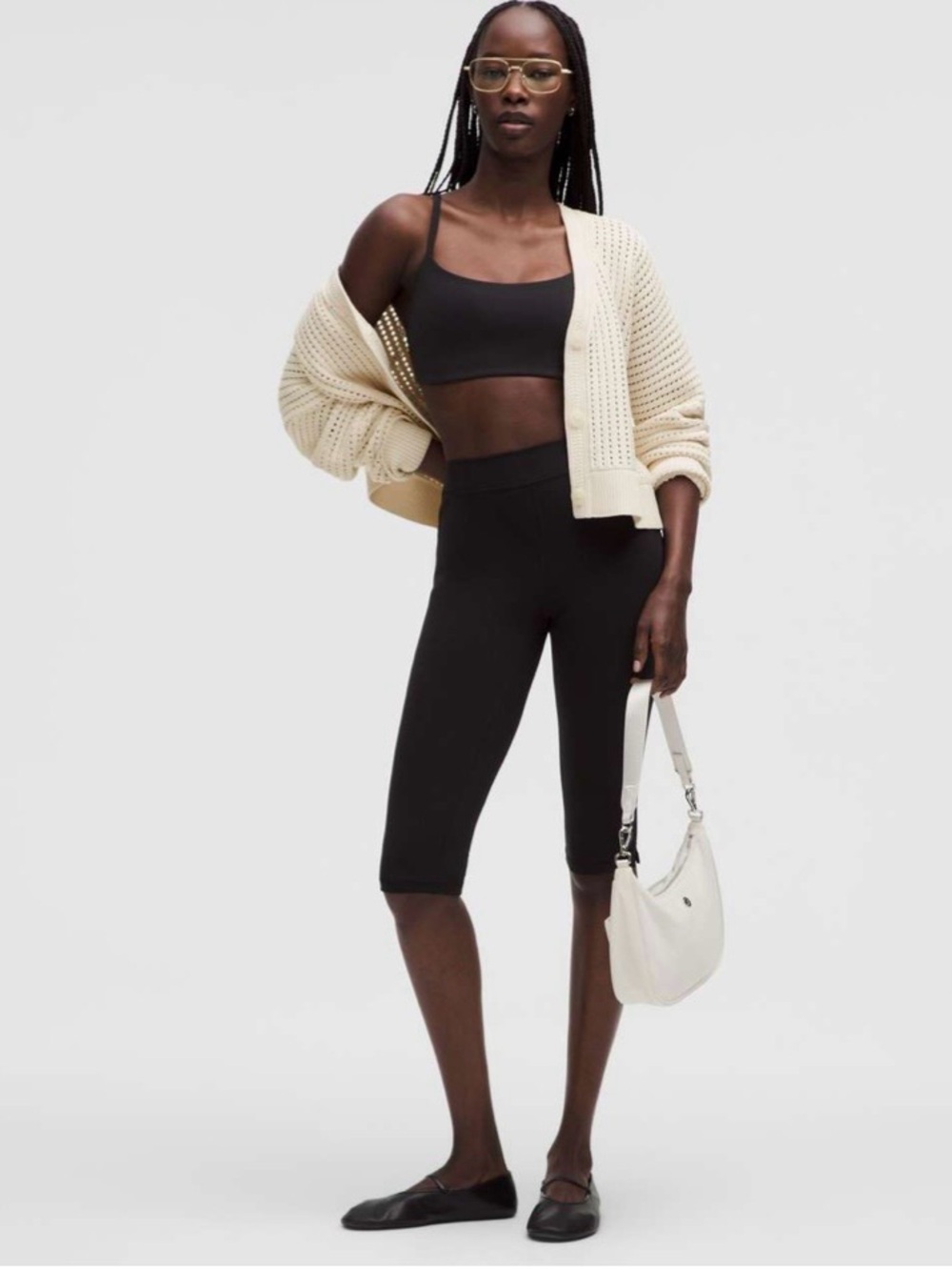 Lululemon Cotton Crochet Mesh Relaxed-Fit Cardigan - Picture 4 of 7